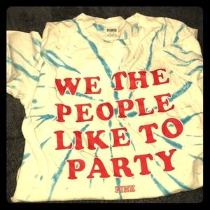 Vs Pink 🎀4th of July🎉 Size L loose fit